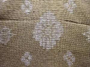 アンティーク　花菱模様織り出し本場泥大島紬着物